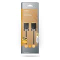 Miniatyrbilde 4 av 4: Nedis DVI-kabel | DVI-D 24+1-Pin Han | DVI-D 24+1-Pin Han | 2560x1600 | Gull belagt | 3.00 m | Rett | PVC | Antrasitt | Boks