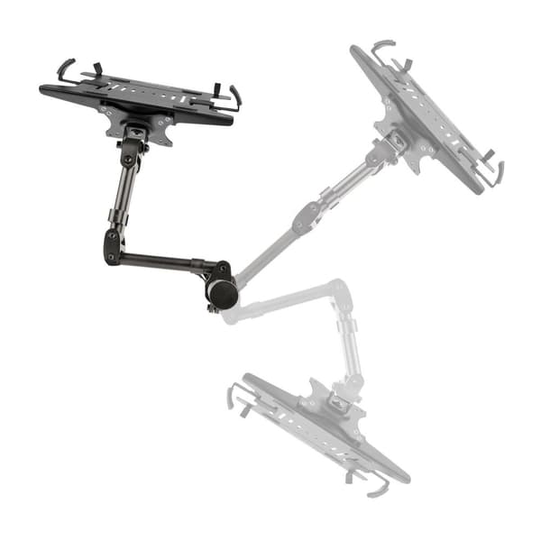 StarTech.com Laptop Desk Mount, Monitor og Laptop Bracket, skærme op til 34in (8 kg) & bærbare computere (4,5 kg), Artikuleret VESA Laptop Support, Sk
