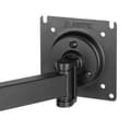 Miniatyrbillede 3 af 8: ARCTIC X1 109,2 cm (43") sort skrivebord