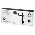 Miniatyrbillede 6 af 8: ARCTIC X1 109,2 cm (43") sort skrivebord