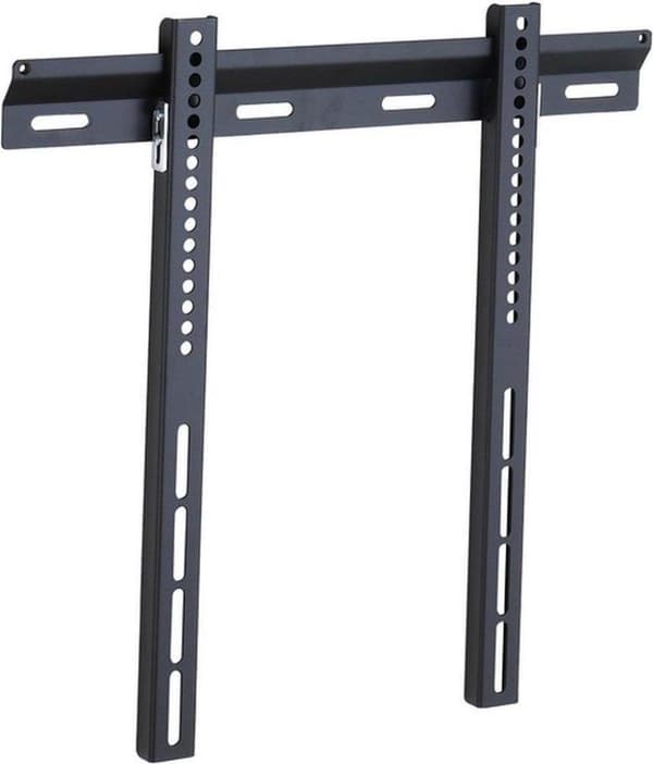 Vivanco - Teline - litteä näyttö - LCD-näytölle - teräs - musta - näytön koko: jopa 140 cm (jopa 139,70 cm (55") ) - seinäkiinnitys (37971)