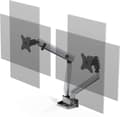 Miniatyrbild 3 av 7: Bildskärmsfäste SELECT PLUS med arm för 2 bildskärmar, bordsfäste (509723)