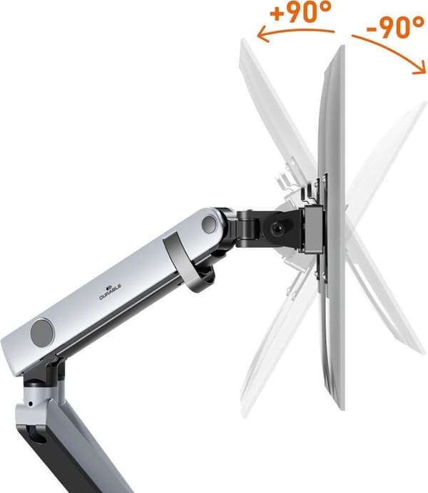 Bildskärmsfäste SELECT PLUS med arm för 2 bildskärmar, bordsfäste (509723)