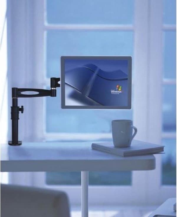Techly 13-30" pöytäteline monitorille Short Arm Tilt" ICA-LCD 500BK
