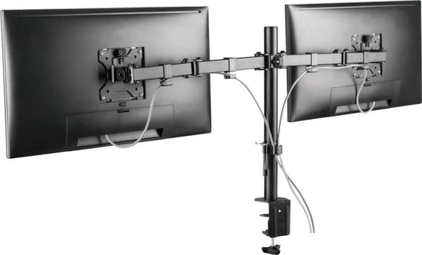DELTACO GAMING DualMonitor bordmontering 13-32 Z-skærme, sw GAM-040 (GAM-040)
