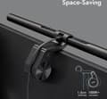 Miniatyrbillede 4 af 10: BenQ ScreenBar LED-skærmlampe [Energiklasse G] (9H.W42WT.EQ2)