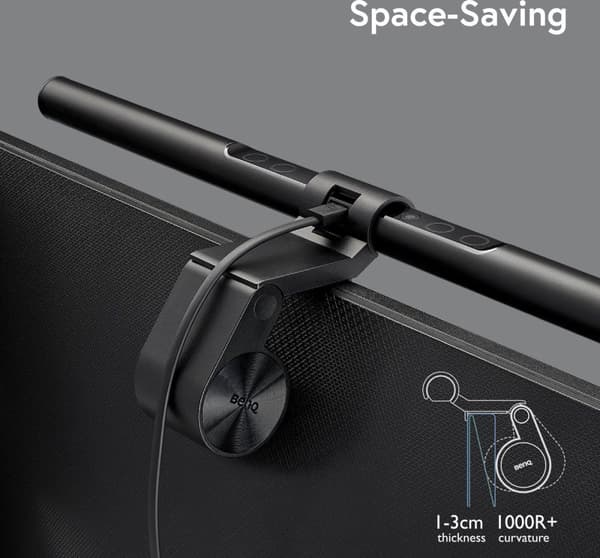 BenQ ScreenBar LED-skærmlampe [Energiklasse G] (9H.W42WT.EQ2)