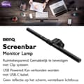 Miniatyrbillede 2 af 10: BenQ ScreenBar LED-skærmlampe [Energiklasse G] (9H.W42WT.EQ2)