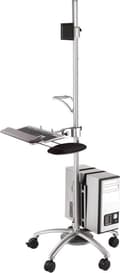 Miniatyrbild 2 av 10: Neomounts från Newstar FPMA-MOBILE1800 - Vagn - för LCD-skärm / PC-utrustning - Silver - Skärmstorlek: 25,4-68,6 cm (10"-27")