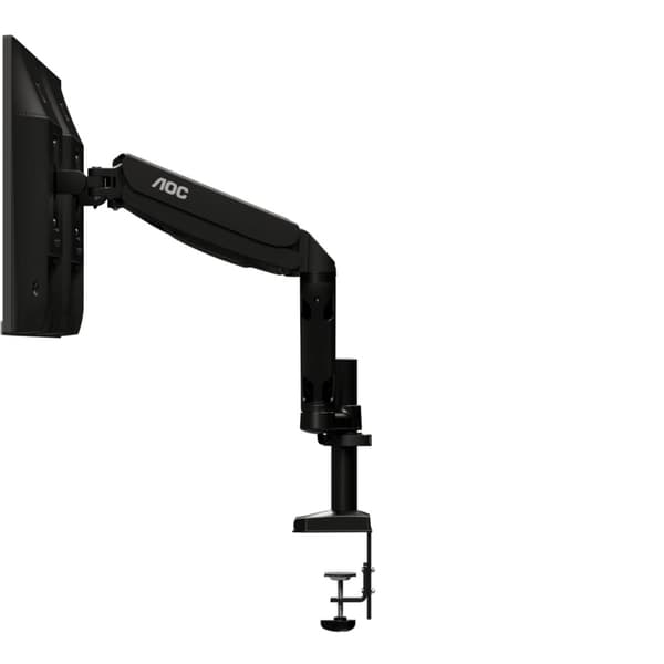 AOC AD110D0 - Skrivbordsfäste för 2 LCD-skärmar (justerbar arm) - Aluminiumlegering - Skärmstorlek: upp till 68,6 cm (upp till 68,60 cm (27")) (AD110D