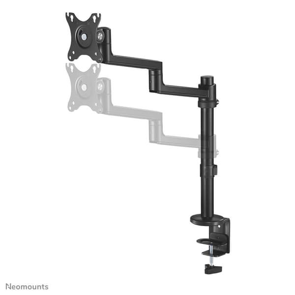 Neomounts fra Newstar Monitor Skrivebordsbeslag - Klemme/bolt - 8 kg - 43,2 cm (17") - 68,6 cm (27") - 100 x 100 mm - Sort (DS60-425BL1)