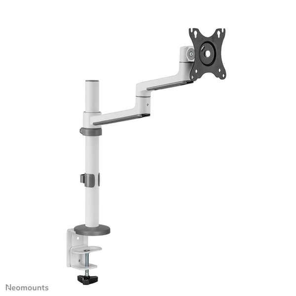 Newstar-näytön pöytäteline - Neomounts - Puristin/pultti - 8 kg - 43,2 cm (17") - 68,6 cm (27") - 100 x 100 mm - Valkoinen (DS60-425WH1)