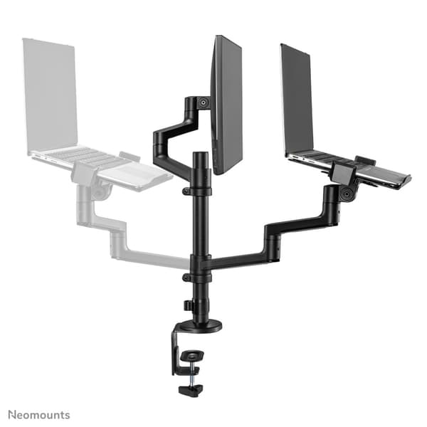 Bordsfäste dubbel bildskärm/notebook 17-27"/hög/lutbar/roterbar/svart (DS20-425BL2)