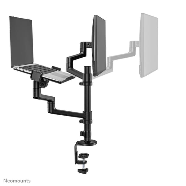 Bordsfäste dubbel bildskärm/notebook 17-27"/hög/lutbar/roterbar/svart (DS20-425BL2)