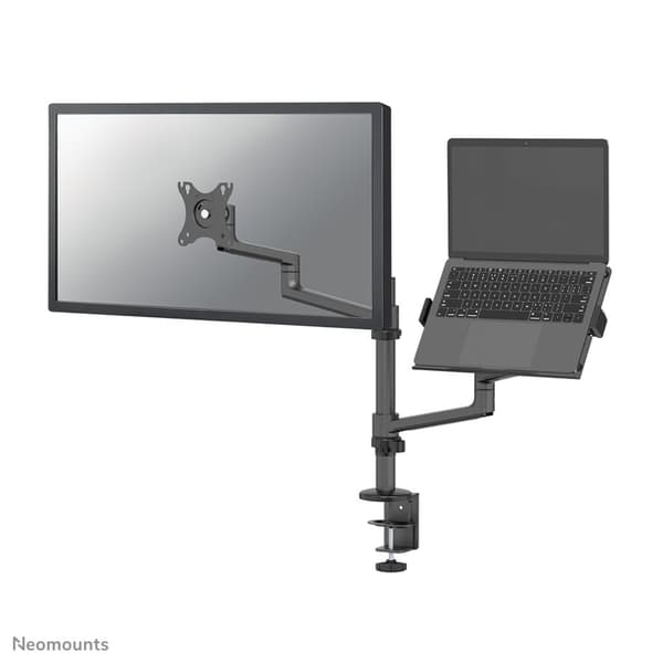 Bordsfäste dubbel bildskärm/notebook 17-27"/hög/lutbar/roterbar/svart (DS20-425BL2) Svart