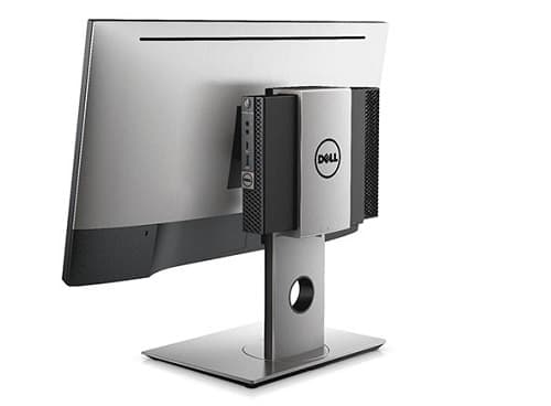Dell Micro Form Factor All-in-One Stand MFS18 - Stander - til skærm / mini pc - Skærmstørrelse: 48,3-68,6 cm (19"-27") - Monteringsgrænseflade: 100 x