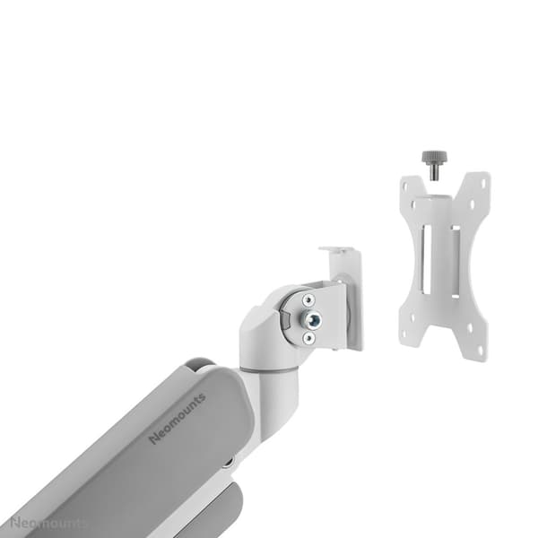 Neomounts DS70PLUS-450WH1 - Monteringssæt (bordmonteringsarm) - Fuldt bevægelig - til buet LCD-skærm - stål - hvid - skærmstørrelse: 43,18-124,5 cm (1