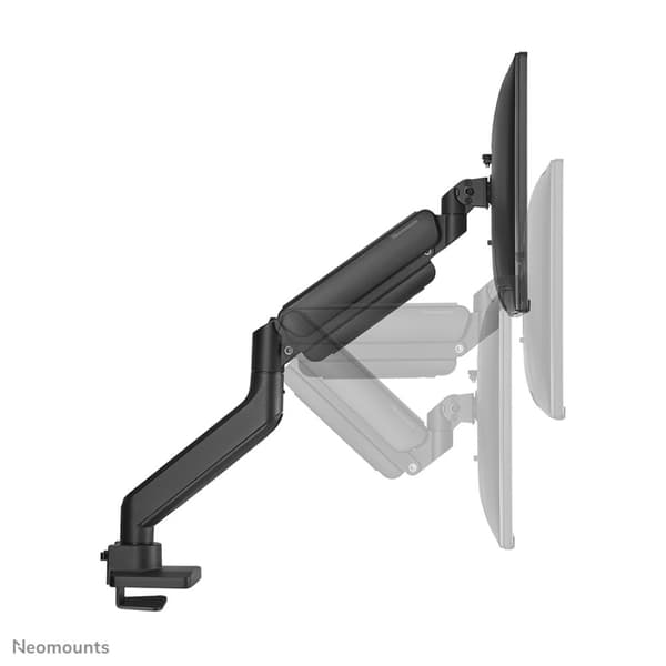 Neomounts DS70PLUS-450BL1 - Monteringssæt (bordmonteringsarm) - Fuldt bevægelig - til buet LCD-skærm - stål - sort - skærmstørrelse: 43,18-124,5 cm (1