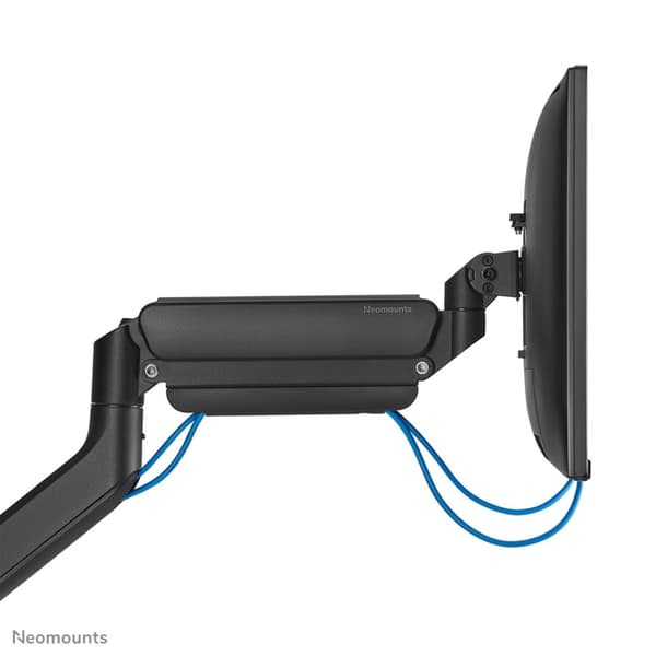 Neomounts DS70PLUS-450BL1 - Monteringssæt (bordmonteringsarm) - Fuldt bevægelig - til buet LCD-skærm - stål - sort - skærmstørrelse: 43,18-124,5 cm (1