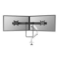 Miniatyrbild 2 av 11: Neomounts DS75S-950WH2 - Monteringssats (bordsmonteringsarm) - Helt flyttbar - för 2 LCD-skärmar - aluminium - vit - skärmstorlek: 43,2-68,6 cm (17"-2