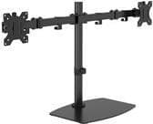 Vision VFM-DSDB - opsætning - til 2 LCD-skærme - stål - sort - skærmstørrelse: 33-81,3 cm (13"-32") - skrivebord Sort