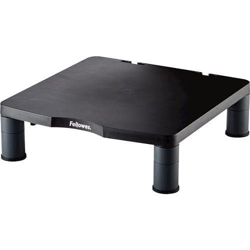 Fellowes Computer Monitor Stand with 3 Height Adjustments - Standard Monitor Riser with Cable Management - Ergonomic Adjustable Monitor Stand for Comp grafit