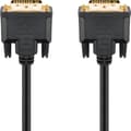 Miniatyrbillede 1 af 4: Goobay DVI-I Full HD-kabel Dual Link, forgyldt DVI-I stik dual link (24 + 5 ben) > DVI-I stik dual link (24 + 5 ben), 3 m