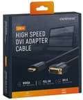 Pikkukuva 3 / 10: ClickTronic Adapterkabel från DVI till HDMI™ Premiumkabel | 1x DVI-D-kontakt  1x HDMI™-kontakt | 3,0 m | WQXGA @ 60 Hz