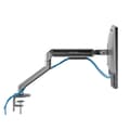 Miniatyrbillede 3 af 5: LC-Power LC-EQ-A49B fladskærms bordmontering 124,5 cm (49") sort bord/bænk (LC-EQ-A49B)
