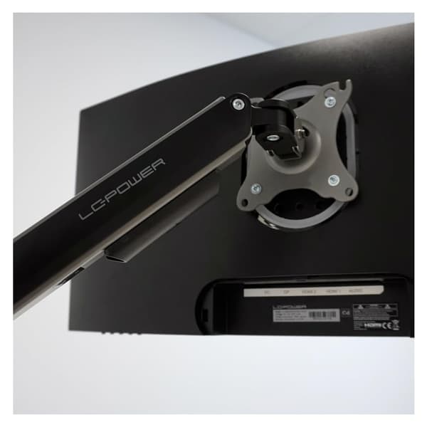 LC-Power LC-EQ-A49B fladskærms bordmontering 124,5 cm (49") sort bord/bænk (LC-EQ-A49B)