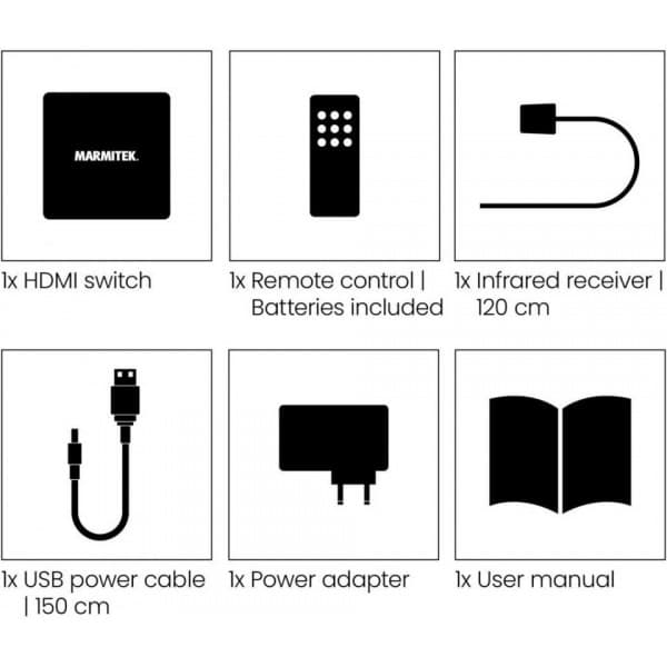 Marmitek Connect 350 UHD 2.0 HDMI-switch