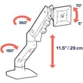 Miniatyrbild 6 av 6: Ergotron HX Desk Monitor Arm- för skrivbordsbruk, vit