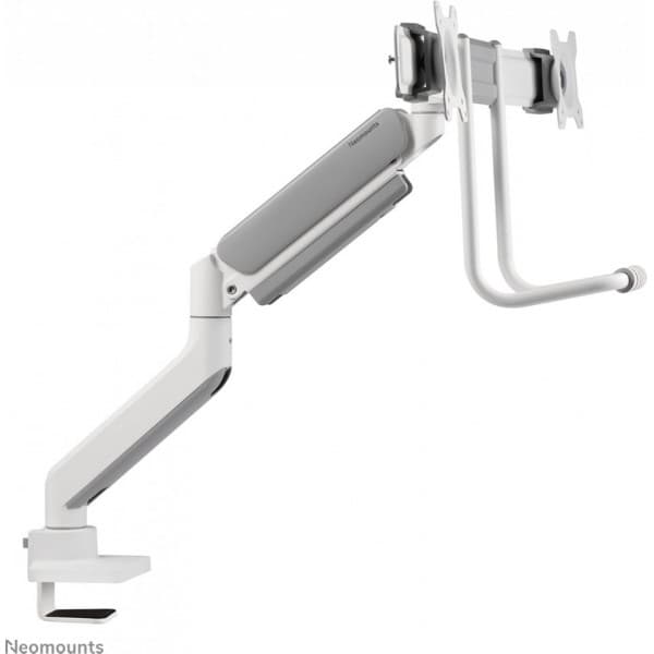 Neomounts by Newstar DS75-450WH2 -vridbart skrivbordsstativ för två 17"-32" skärmar, vit