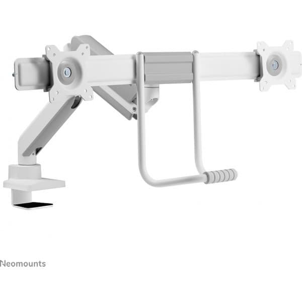 Neomounts by Newstar DS75-450WH2 -vridbart skrivbordsstativ för två 17"-32" skärmar, vit