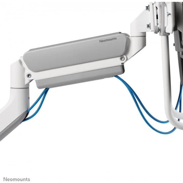 Neomounts by Newstar DS75-450WH2 -vridbart skrivbordsstativ för två 17"-32" skärmar, vit