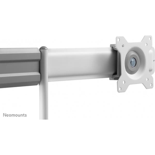 Neomounts by Newstar DS75-450WH2 -vridbart skrivbordsstativ för två 17"-32" skärmar, vit