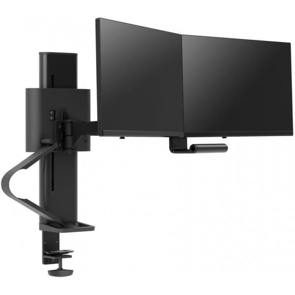 Ergotron Trace Dual -monitorarm för två skärmar, svart Vit
