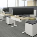 Pikkukuva 8 / 8: Ergotron Trace Dual -monitorivarsi kahdelle näytölle, valkoinen