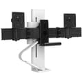Pikkukuva 2 / 8: Ergotron Trace Dual -monitorivarsi kahdelle näytölle, valkoinen
