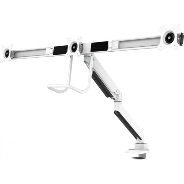 Neomounts NM-D775DX3 -monitorarm för tre skärmar, vit