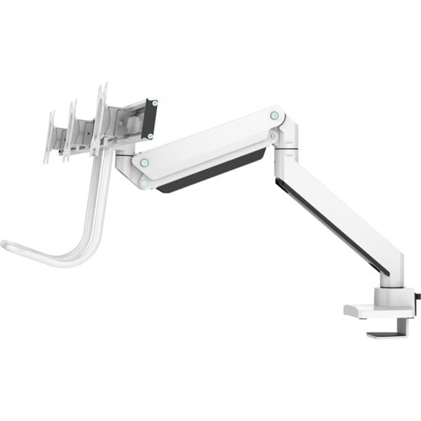 Neomounts NM-D775DX3 -monitorarm för tre skärmar, vit