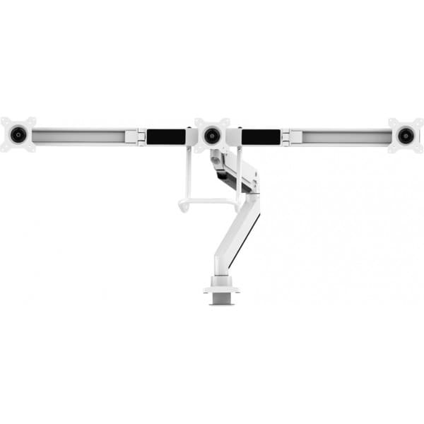 Neomounts NM-D775DX3 -monitorarm för tre skärmar, vit