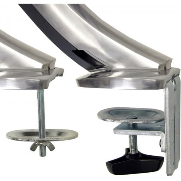 Ergotron MX Desk Mount -monitorivarsi, kiillotettu alumiini