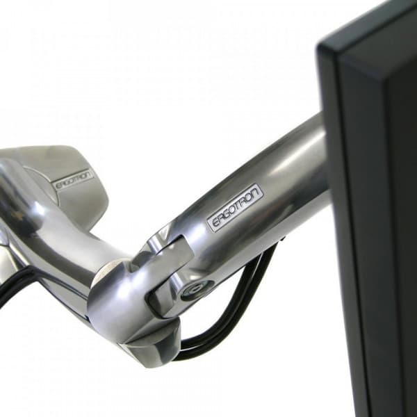Ergotron MX Desk Mount -monitorivarsi, kiillotettu alumiini