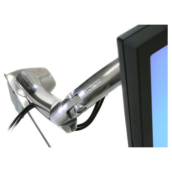 Ergotron MX Desk Mount -monitorivarsi, kiillotettu alumiini
