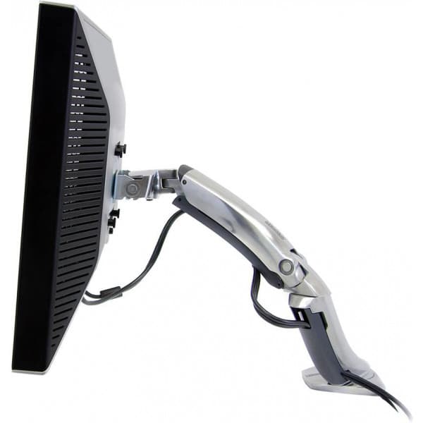 Ergotron MX Skrivbordsfäste - bildskärmsarm, polerad aluminium Gjuten aluminium