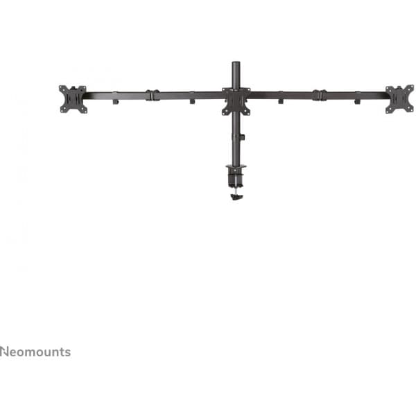 Neomounts FPMA-D550D3 -monitorarm för tre skärmar, svart