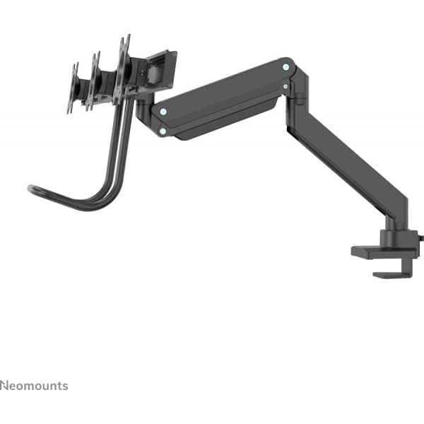 Neomounts NM-D775DX3 -monitorarm för tre skärmar, svart