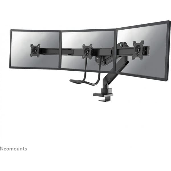 Neomounts NM-D775DX3 -monitorarm för tre skärmar, svart