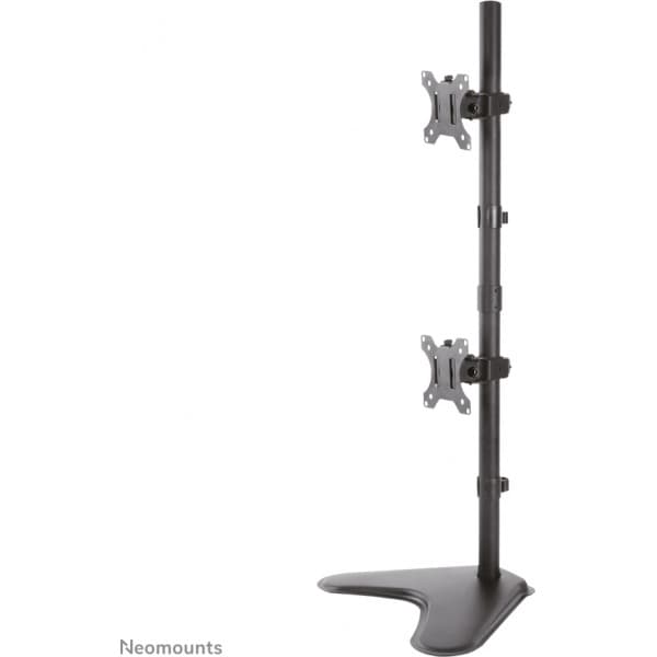 Neomounts FPMA-D550DDV -monitorivarsi kahdelle näytölle, musta